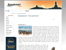 Tablet Screenshot of kanyakumari-info.com